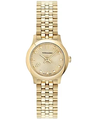 Ferragamo Women's gold-tone Bracelet Watch 25mm