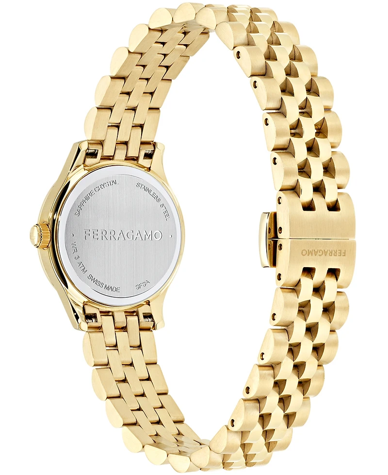 Ferragamo Women's gold-tone Bracelet Watch 25mm