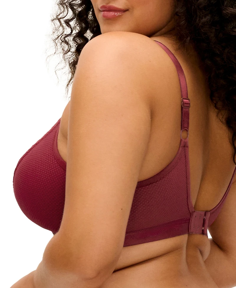 Elomi Plus Tiernie Wireless Unlined Lace Bralette, EL303317