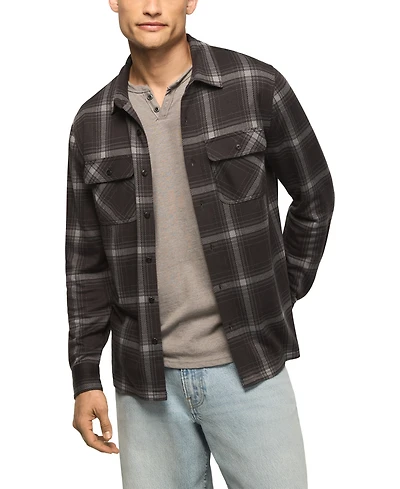 Lucky Brand Men's Plaid Brushed Shirt