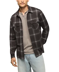 Lucky Brand Men's Plaid Brushed Shirt