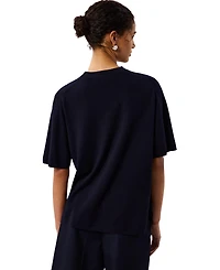 Whistles Women's Fine Knit T-Shirt