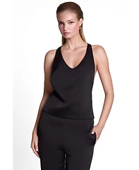 Leau Women's Suri Satin Racerback Top