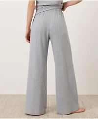 Pact Women's Organic Cotton Pointelle Wide Leg Pant