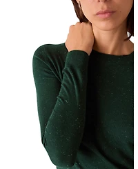 Whistles Women's Annie Sparkle Crew Neck Top