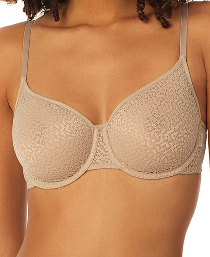 Dkny Modern Lace Unlined Underwire Demi Bra