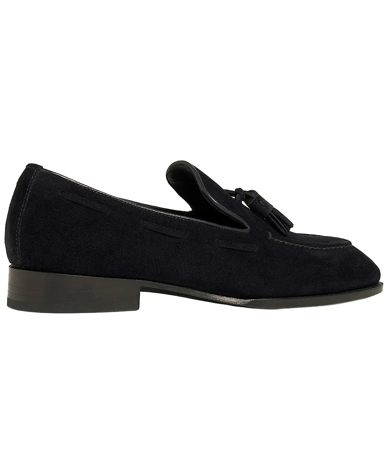 Anthony Veer Men's Napoli Suede Penny Tassel Loafer