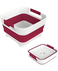 Piscifun Collapsible Wash Basin With Removable Drain Plug Multiuse Foldable Bucket For Camping Rv Kitchen