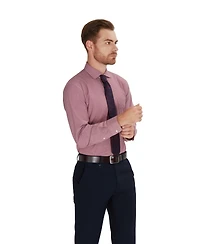 Club Room Men's Regular-Fit Houndstooth Dress Shirt, Macy's Exclusive