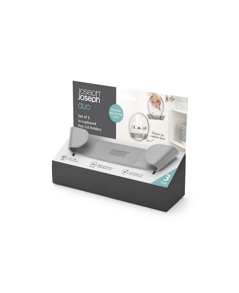 Joseph Joseph Duo Set of 3 In-Cupboard Pan Lid Holders