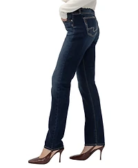 Silver Jeans Co. Women's Elyse Mid-Rise Straight-Leg