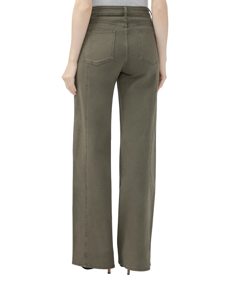 Silver Jeans Co. Women's Isbister High-Rise Wide-Leg Cotton-Blend