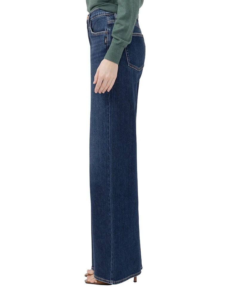 Silver Jeans Co. Women's Jackie High-Rise Wide-Leg