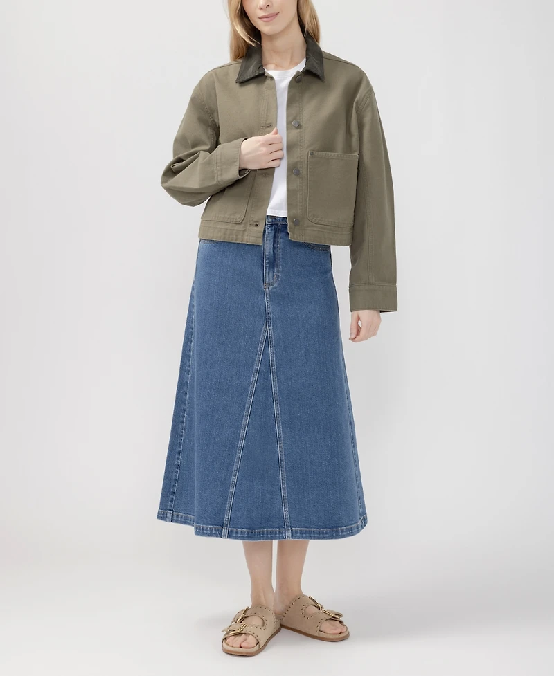 Silver Jeans Co. Women's Corduroy Barn Jacket