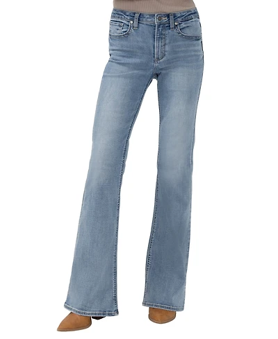 Silver Jeans Co. Women's Most Wanted Mid-Rise Flared-Leg
