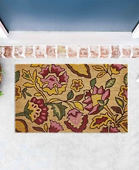 Vcny Home Spring Bliss Floral Outdoor Coir Doormat, 18" x 30"