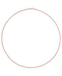 Sparkle Chain 18" Necklace in 10k Rose Gold (2mm), Macy's Exclusive