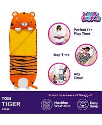 Happy Nappers Tiger Tobi Large Weighted Pillow and Sleepy Sack