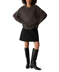Eileen Fisher Women's Flared Mini Elastic-Waist Skirt