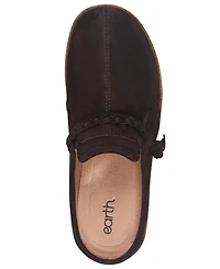 Earth Women's Rosalin Suede Braided Slip-On Clogs