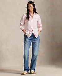 Polo Ralph Lauren Women's Slim-Fit Striped Oxford Shirt