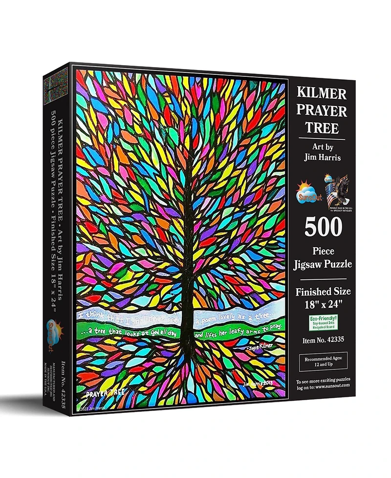 SunsOut Kilmer Prayer Tree 500-Piece Jigsaw Puzzle, Ages 15+