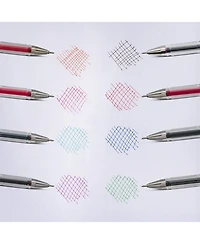 Pentel Arts Slicci (0.25mm) Extra Fine Gel Pen Assorted Ink (A/B/C/D/F/P/S2/V) 8-Pk