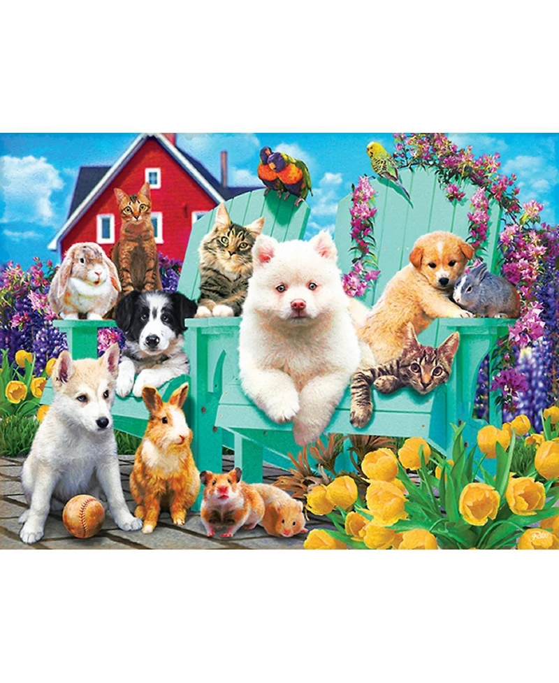 SunsOut The Bench Team 500-Piece Jigsaw Puzzle, Ages 15+