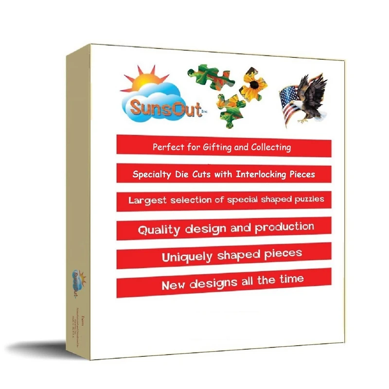 SunsOut Santas Little Friend Christmas 1000 Piece Jigsaw Puzzle, Ages 15+