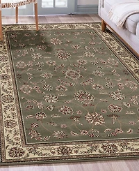 Closeout! Km Home Pesaro Isfahan Sage 3'3" x 4'11" Area Rug