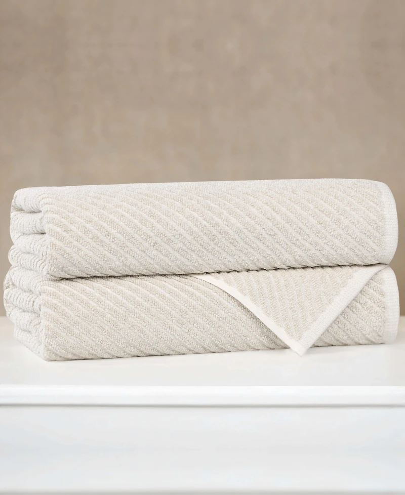 Superior Amelia Cotton 2-Piece Bath Towel Set