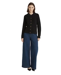 Finery London Women's Emlyn Cotton Knitted Collared Cardigan