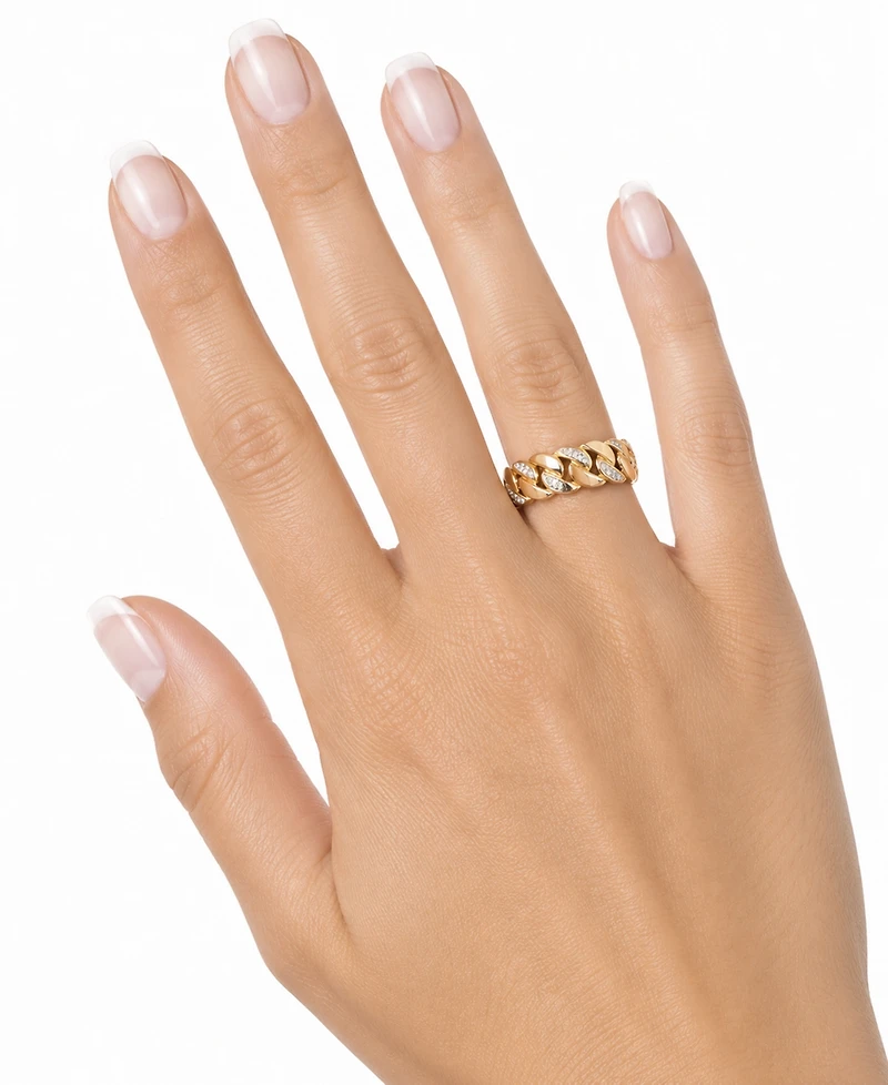 And Now This Clear Crystal Link Ring