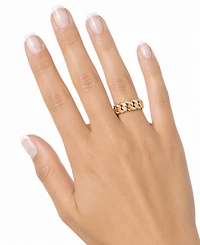 And Now This Clear Crystal Link Ring
