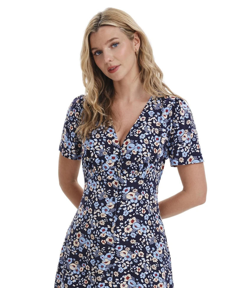 Finery London Women's Orlagh Floral Short Dress