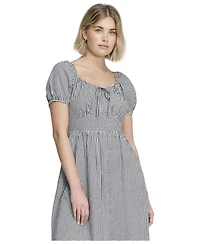 Finery London Women's Kaitlyn Cotton Gingham Midi Dress