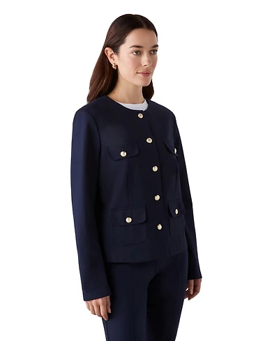 Finery London Women's Imogen Ponte Jersey Jacket