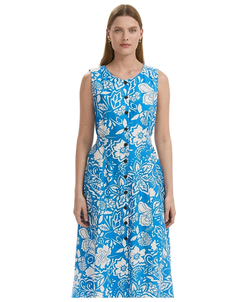 Finery London Women's Aimee Floral Midi Dress