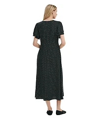 Finery London Women's Saskia Polka Dot Midi Tea Dress