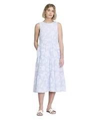 Finery London Women's Hollie Sleeveless Tiered Midi Dress