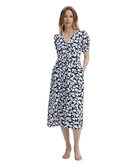 Finery London Women's Samantha Button Through Midi Dress