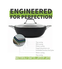 Techef - Onyx Collection - 5 Quart Chef Pan