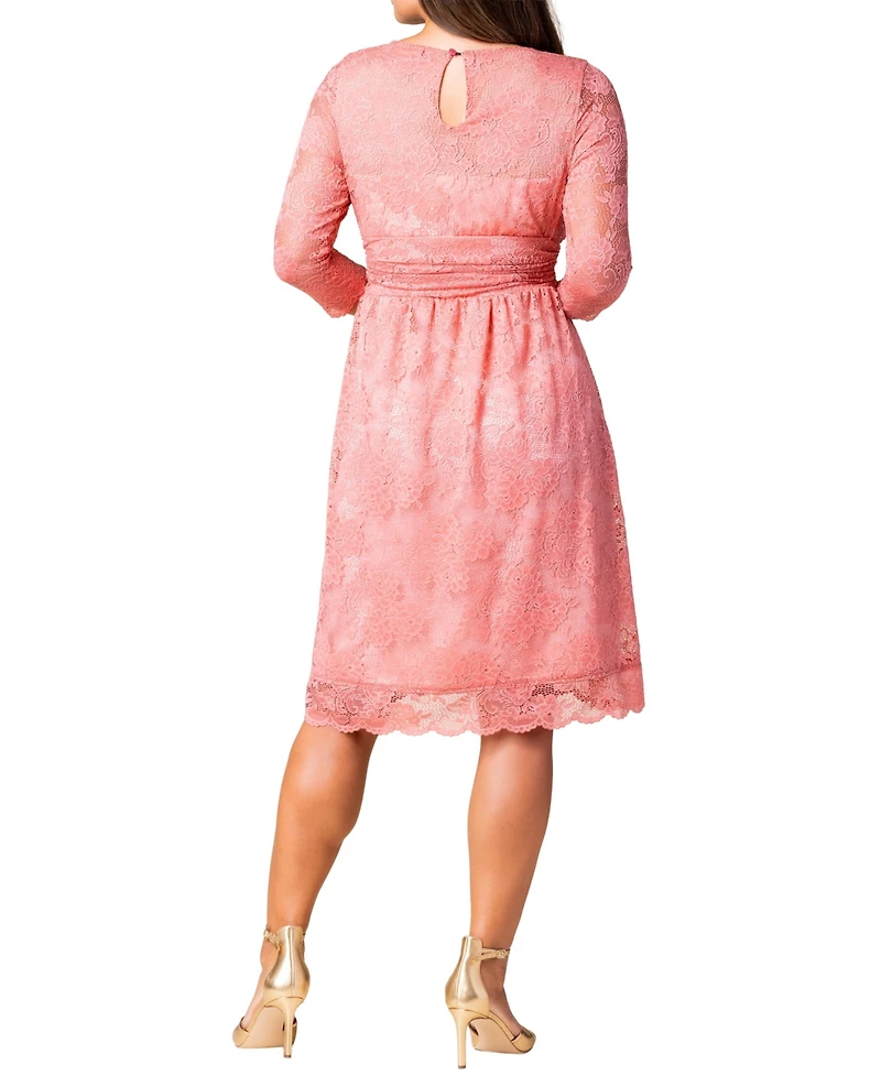 Kiyonna Women's Luna Lace Cocktail Midi Dress