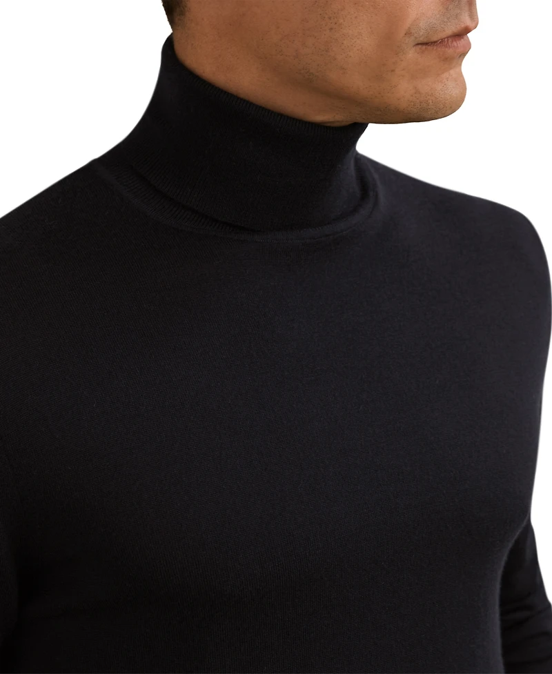 Reiss Men's Caine Merino Wool Fine-Gauge Rollneck Sweater