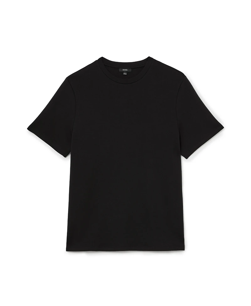 Reiss Men's Barton Crewneck Sueded Interlock Jersey Modern-Fit T-Shirt