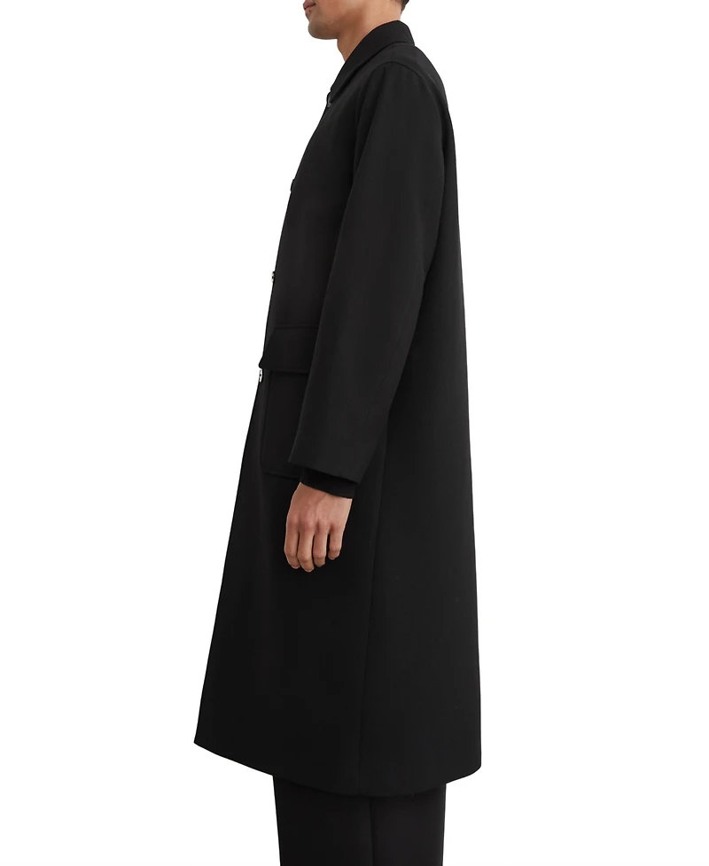 Reiss Men's Clyde Wool-Blend Twill Single-Breasted Overcoat