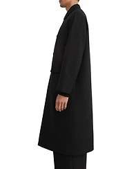 Reiss Men's Clyde Wool-Blend Twill Single-Breasted Overcoat
