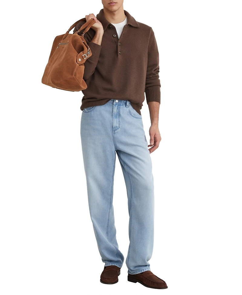 Reiss Men's Sloane Straight-Fit Distressed Jeans