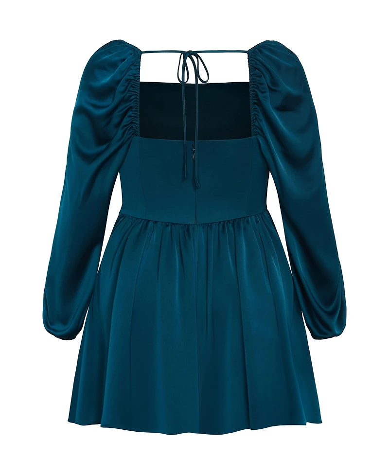 City Chic Plus Flirty Corset Dress