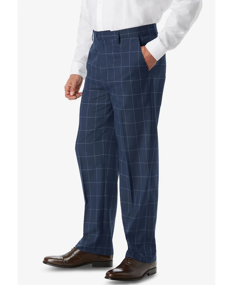 KingSize Big & Tall Easy Movement Plain-Front Expandable Dress Pants